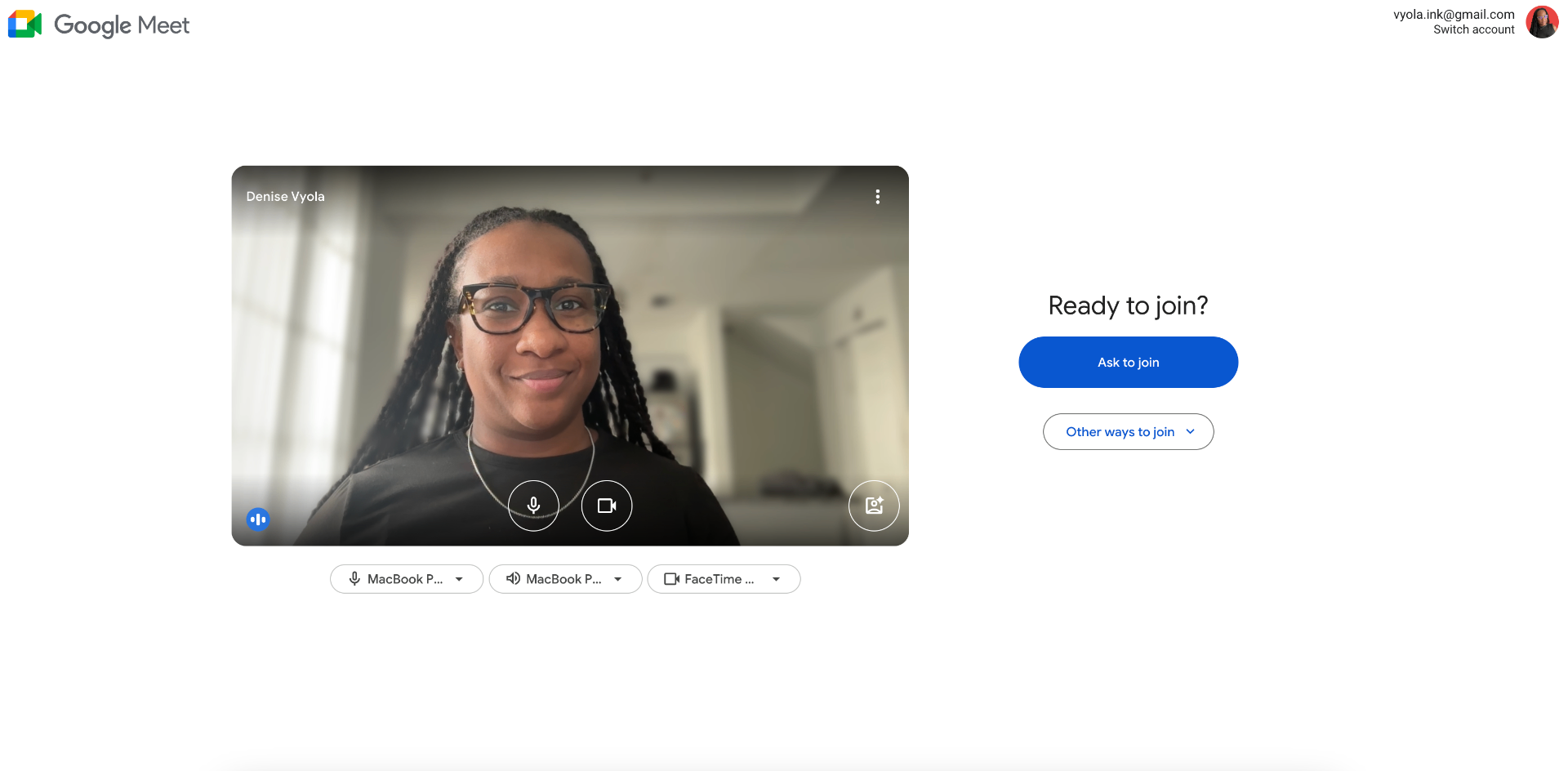 Business owner on a discovery call discussing their website needs